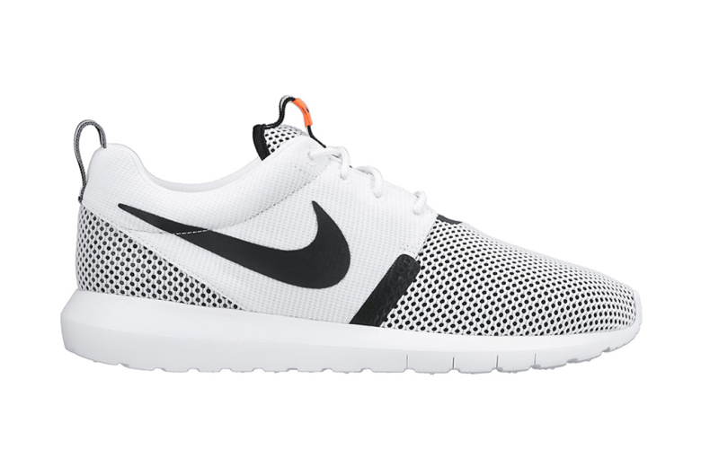 Кроссовки Nike Roshe Run NM Breeze White/Black-Hot Lava