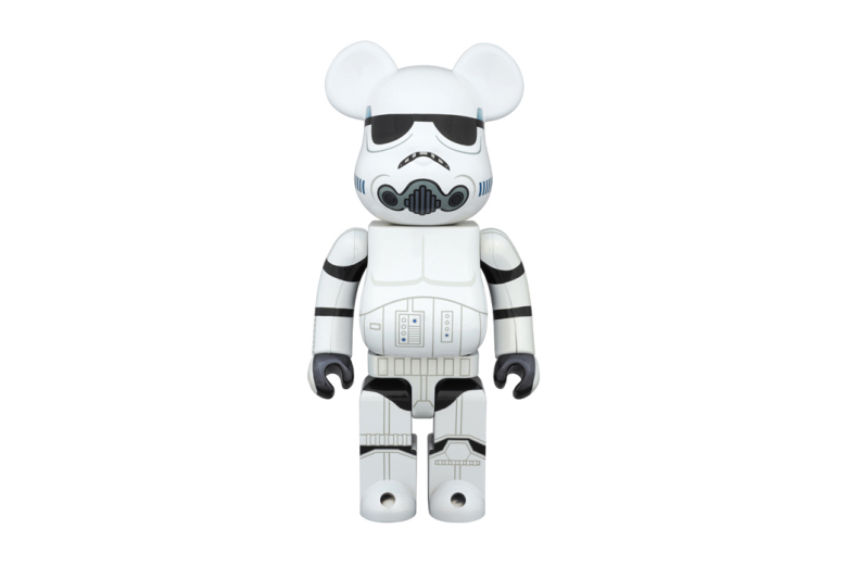 Фигурка Star Wars x Medicom Toy 400% & 100% Stormtrooper "Chrome" Bearbricks