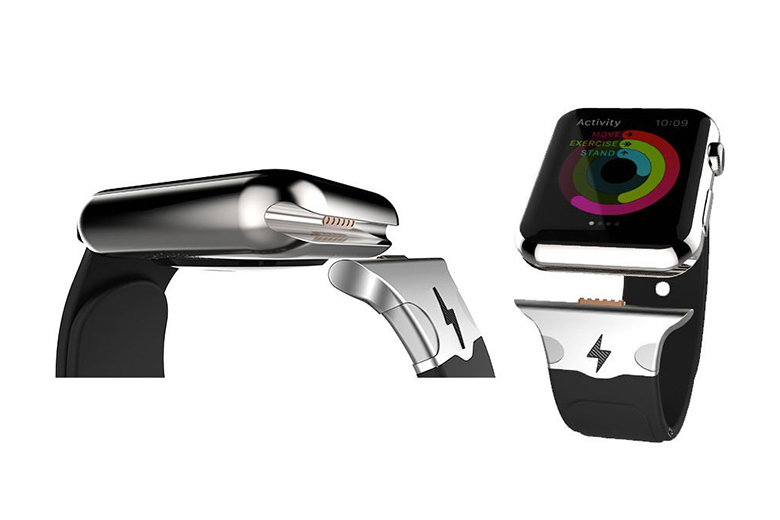 Ремешок Reserve Strap может заряжать Apple Watch через скрытый порт