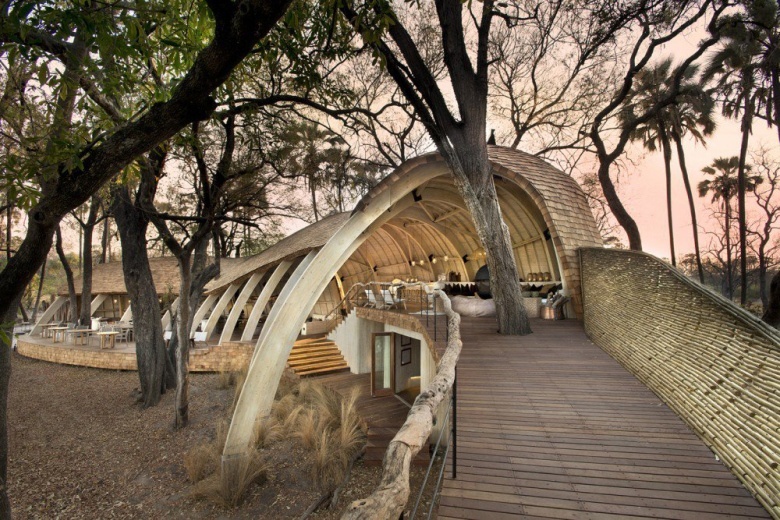 Отель Sandibe Okavango Safari Lodge в Африке
