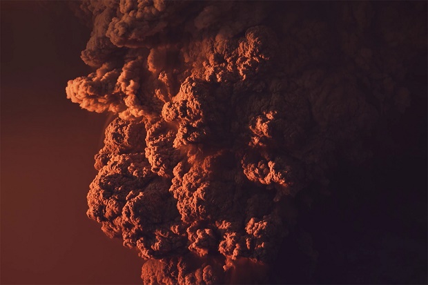 Видео: таймлапс извержения вулкана в 4K