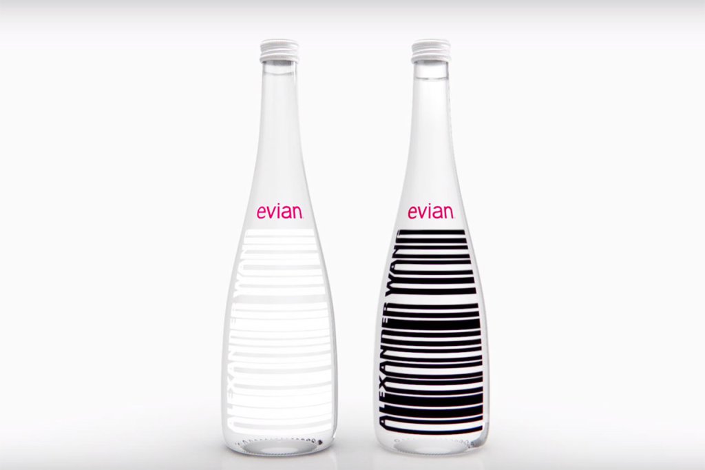 Александр Ван оформил дизайн бутылок Evian