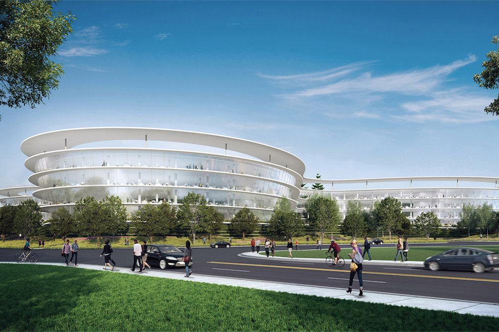 Apple арендует место под второй футуристический кампус в Кремниевой долине