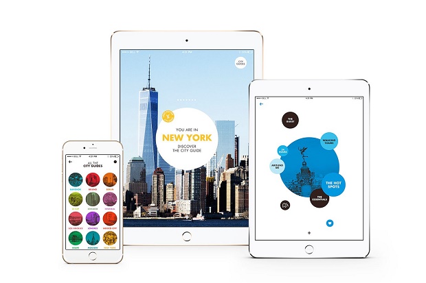 Louis Vuitton представил первое мобильное приложение City Guide