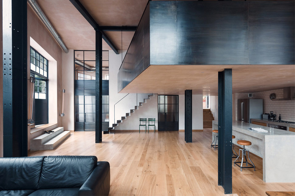 Sadie Snelson Architects создало квартиру с интерьером в стиле лофт