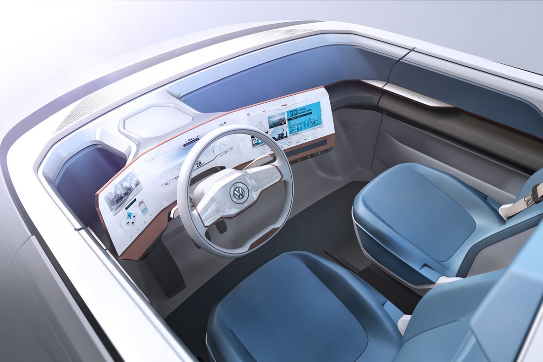 Volkswagen представила концепт электрического микроавтобуса Budd-e