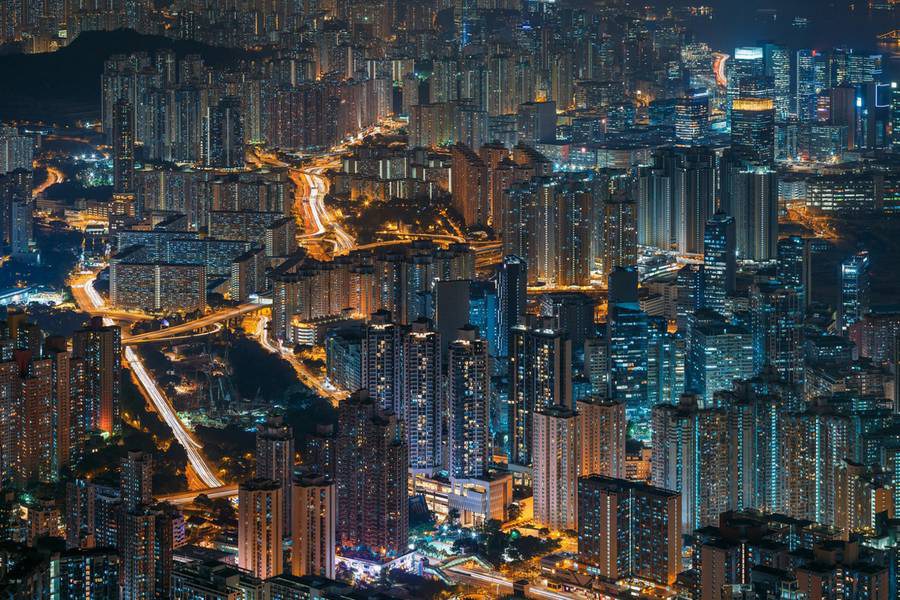 Фотографии ночного Гонконга от Питера Стюарта