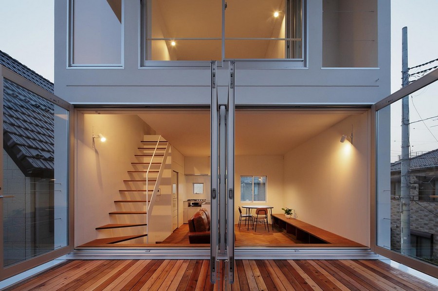 Такуро Ямамото разработал минималистский дом в пригороде Токио