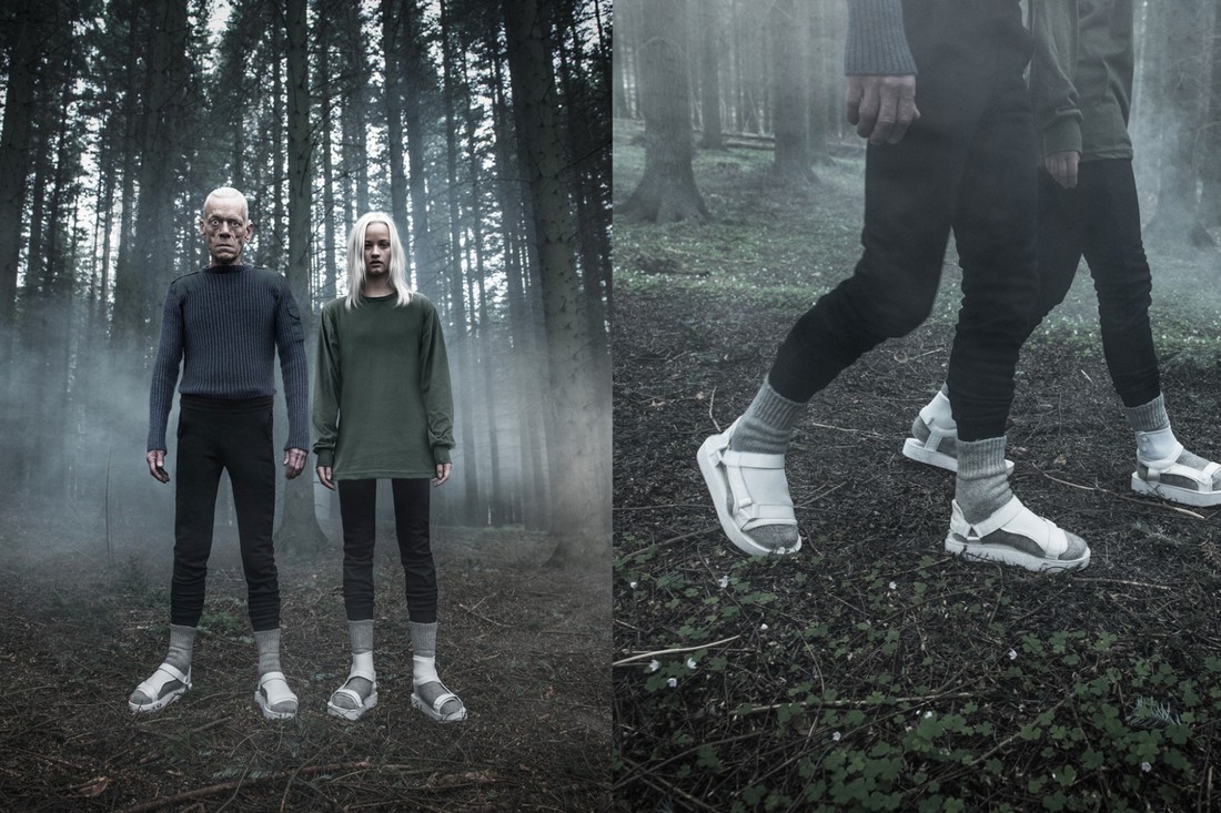 Han Kjøbenhavn и Teva создали белоснежные сандалии на лето