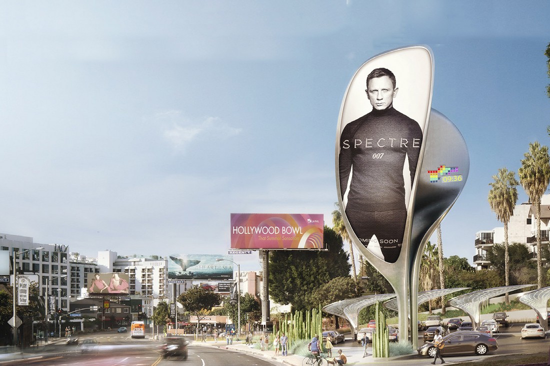 Рекламные билборды для улицы Голливуда