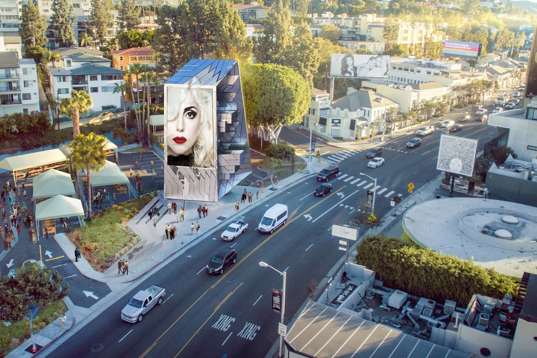 Рекламные билборды для улицы Голливуда