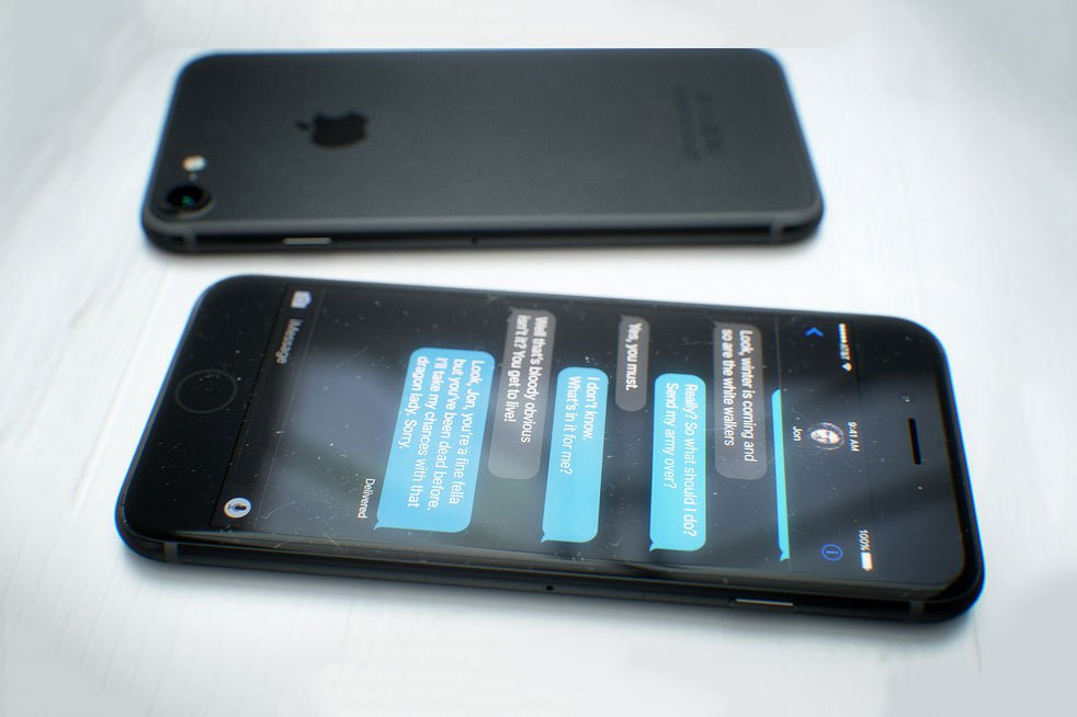 iPhone 7 Space Black: новые рендеры от Мартина Хайека