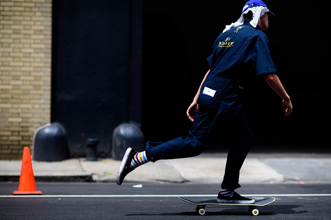 Новые образы мужской уличной моды с недели моды в Нью-Йорке