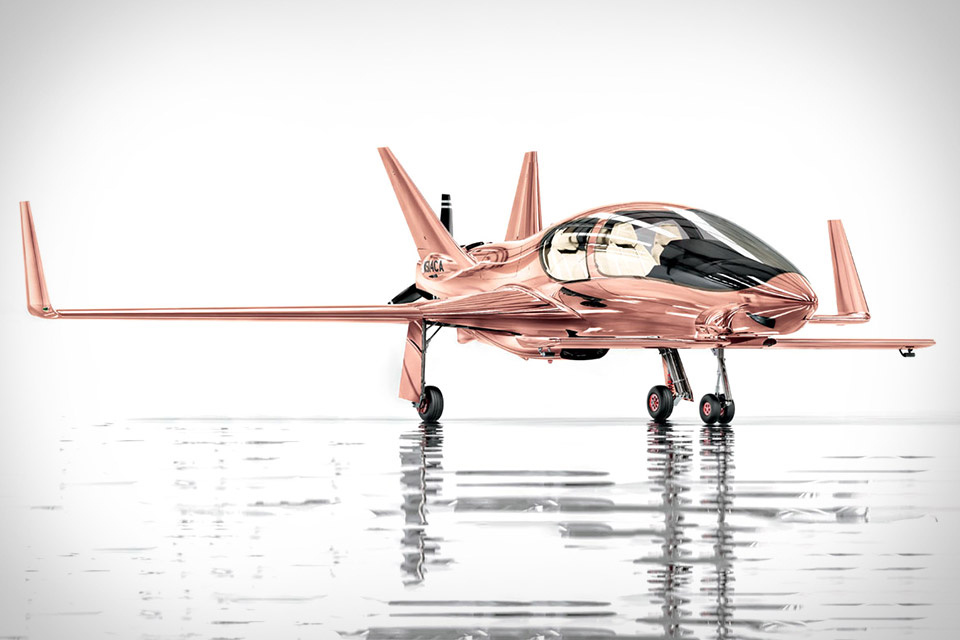Cobalt Aircraft анонсировала самолет Valkyrie-X с напылением из розового золота