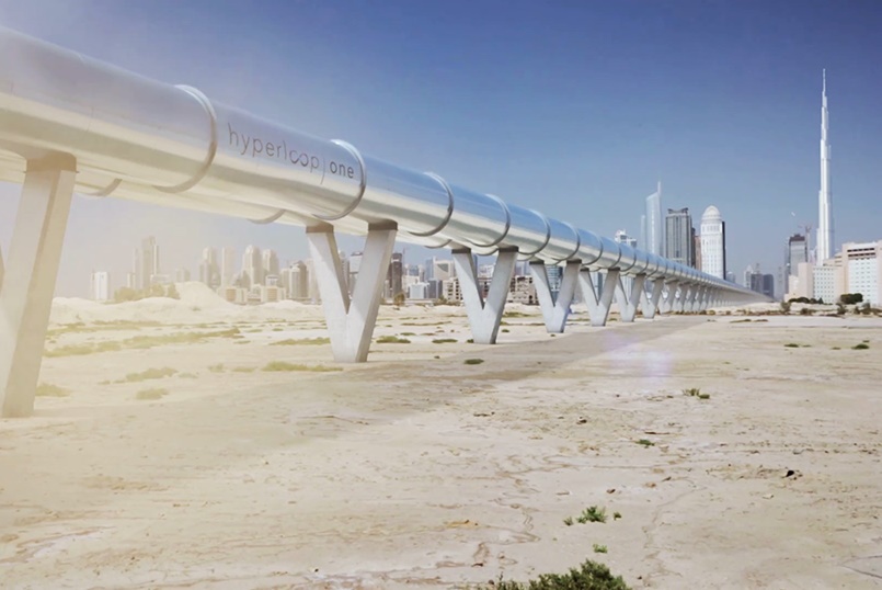 Hyperloop One представила концепт скоростной транспортной системы в ОАЭ
