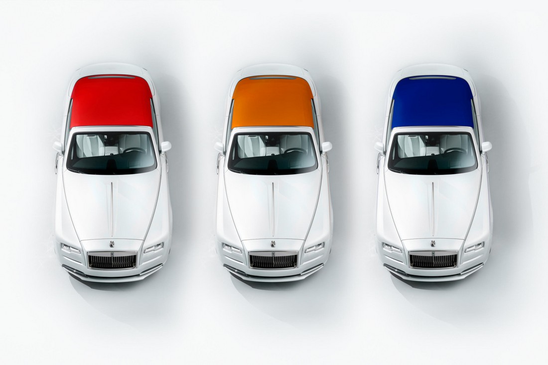 Rolls-Royce представил Dawn с разноцветными крышами