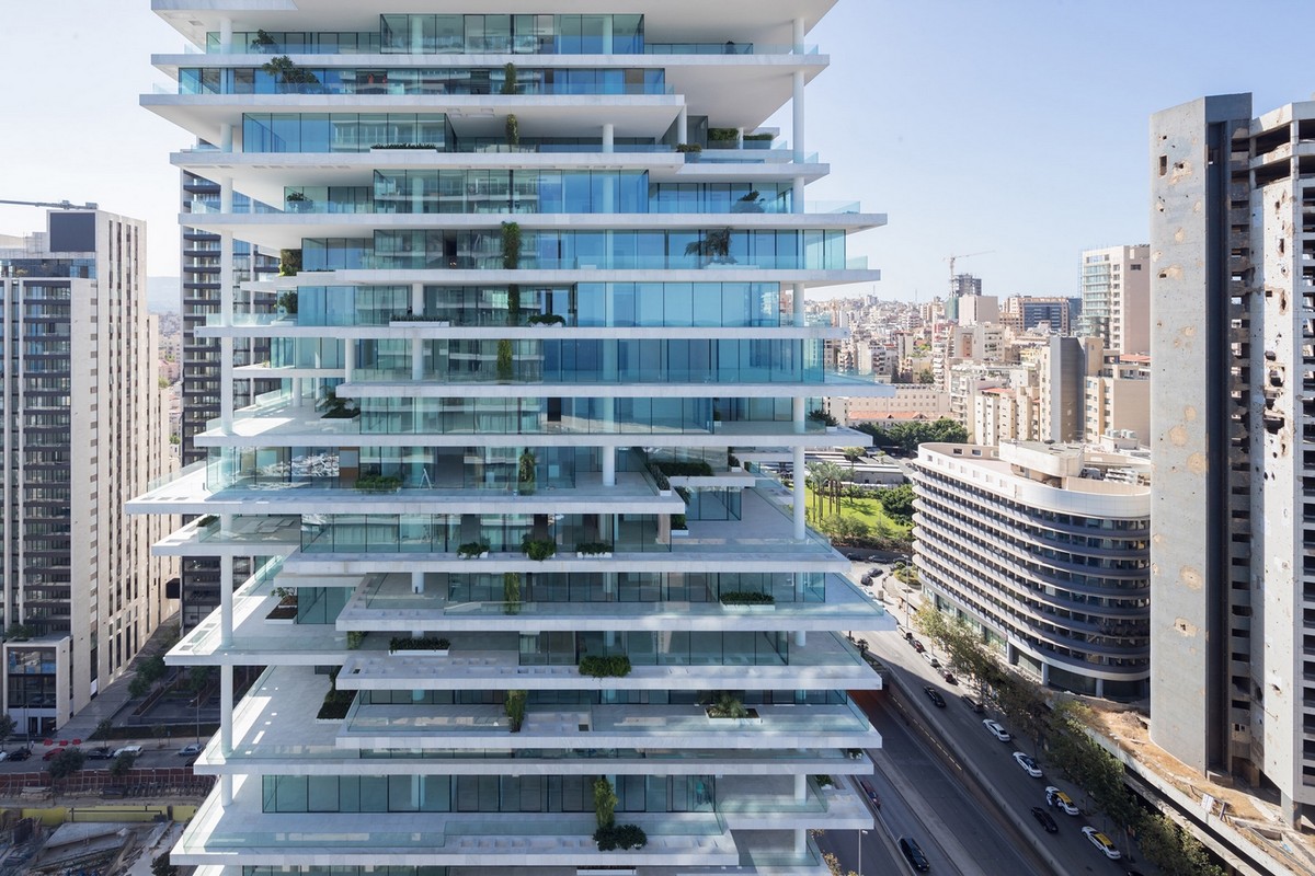 Потрясающая башня в Бейруте от студии Herzog & de Meuron