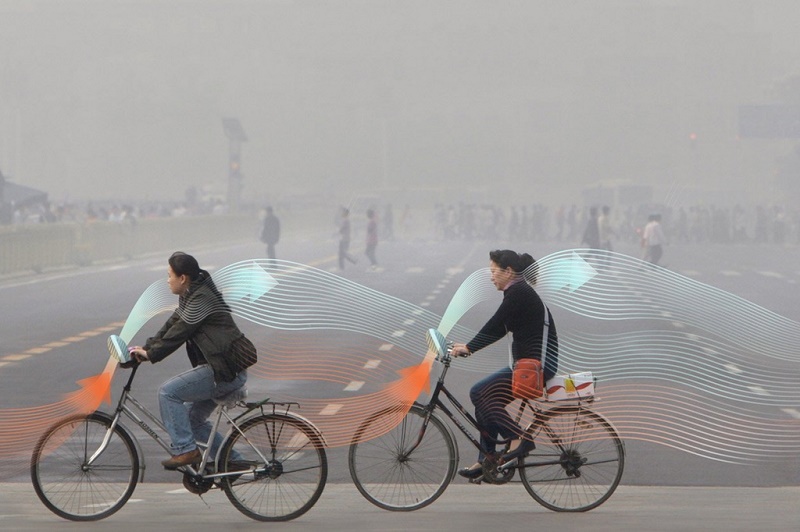 Велосипеды, борющиеся с загрязнением воздуха