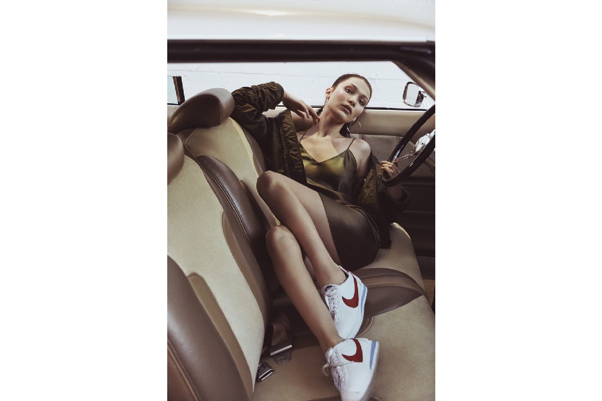 Белла Хадид в новой рекламной кампании Nike Cortez