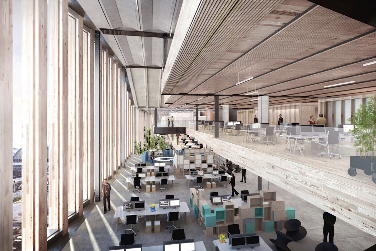 Дизайн новой гигантской штаб-квартиры Google в Лондоне