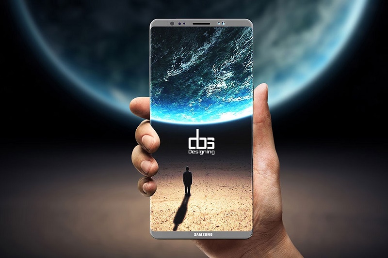Новый рендер Samsung Galaxy Note 8 показал сканер отпечатков пальцев