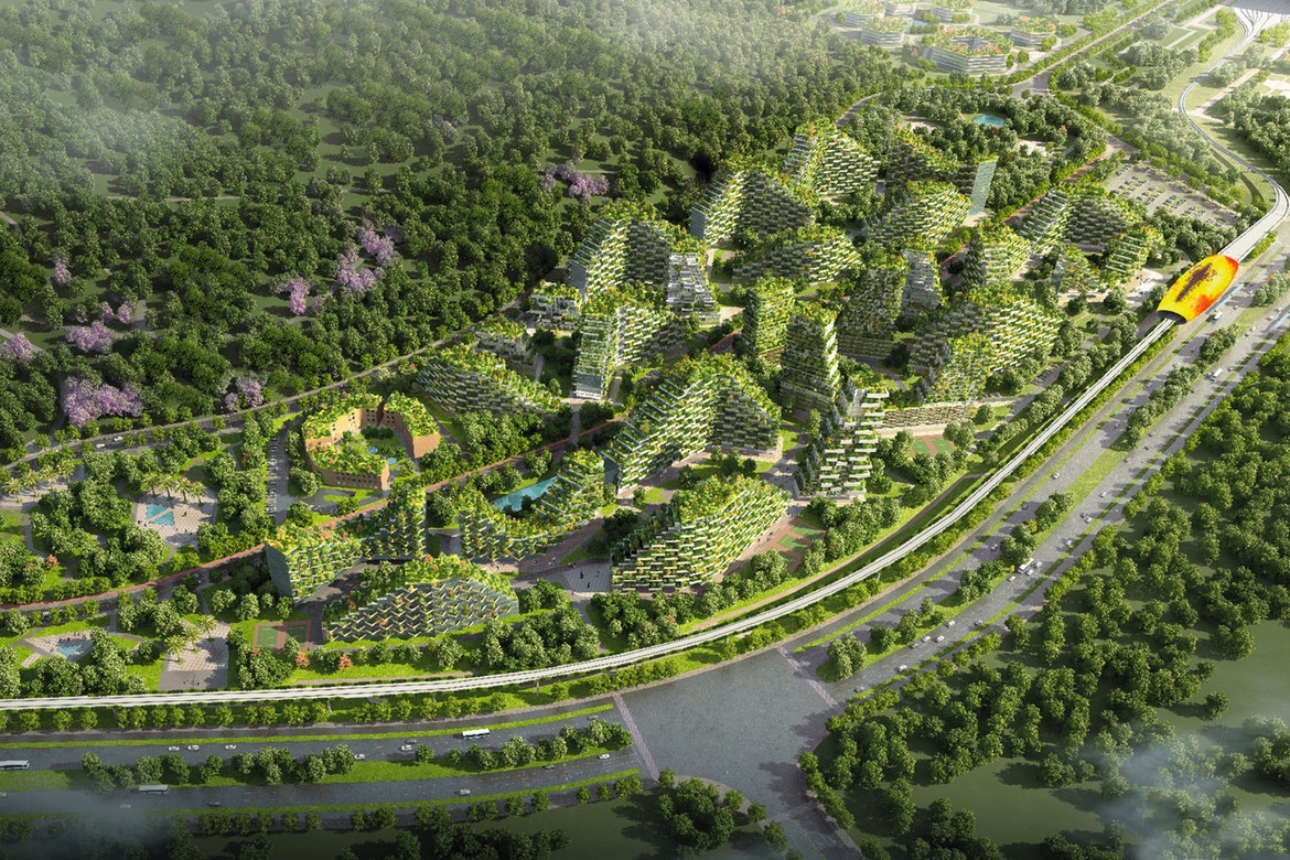 Первый в мире вертикальный лесной город начинает строиться в Китае